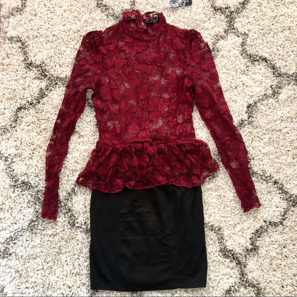 NWT Forever 21 Sexy Lace Mini Dress